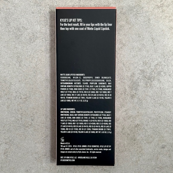 NEW Kylie Jenner Cosmetics Matte Lip Kit DIRTY PEACH - Picture 6 of 12